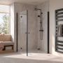 HSK Design Radiator Semprio | 60x152 cm | CV radiator | Midden aansluiting | 761 watt | Grafiet-zwart - Thumbnail 4