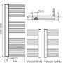 HSK Design Radiator Softcube Plus| 61x161 cm | CV en of electrische werking | Links | 819 watt | Antraciet - Thumbnail 3