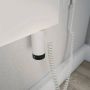 HSK Design radiator Yenga gevuld af fabriek | 60x182.4 cm | Met verwarmingselement 4 en afstandbediening | Wit - Thumbnail 3