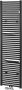 HSK Handdoekradiator Line Plus| 50x177.5 cm | CV en of electrische werking | Mat zwart - Thumbnail 3