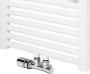 HSK Handdoekradiator Line Plus| 50x177.5 cm | CV en of electrische werking | Wit - Thumbnail 4