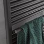 HSK Handdoekradiator Line Plus| 60x121.5 cm | CV en of electrische werking | Grafiet-zwart - Thumbnail 3