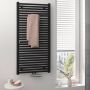 HSK Handdoekradiator Line Plus| 60x121.5 cm | CV en of electrische werking | Mat zwart - Thumbnail 2