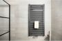 HSK Handdoekradiator Line Plus| 60x121.5 cm | CV en of electrische werking | Mat zwart - Thumbnail 3
