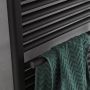HSK Handdoekradiator Line Plus| 60x177.5 cm | CV en of electrische werking | Grafiet-zwart - Thumbnail 2