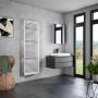 HSK Handdoekradiator Line Pro | 60x177.5 cm | CV en of electrische werking | Wit - Thumbnail 2