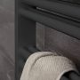 HSK Handdoekradiator Line Two | 60x123 cm | Warmwaterwerking | Grafiet-zwart - Thumbnail 2