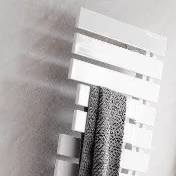 HSK Handdoekradiator Yenga | 60x121.4 cm | CV en of electrische werking | Wit