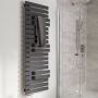 HSK Handdoekradiator Yenga | 60x174.2 cm | CV en of electrische werking | Grafiet-zwart - Thumbnail 2