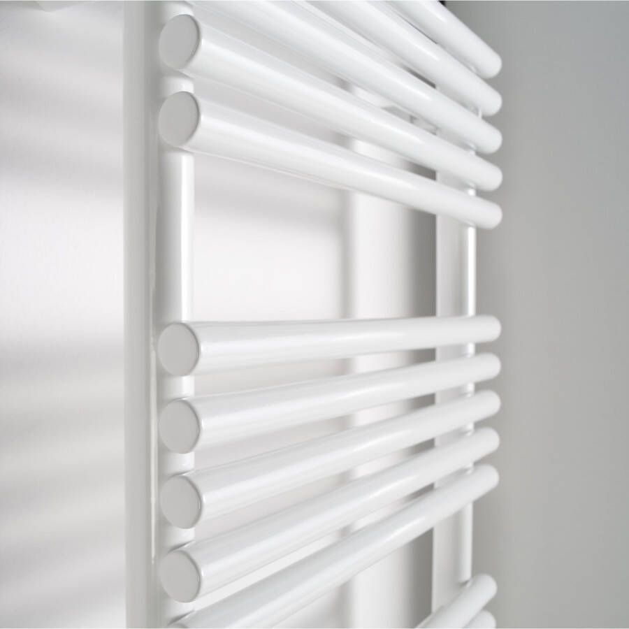 Instamat Badkamerradiator serie Bologna 116 x 60 cm incl. bevestigingsset wit