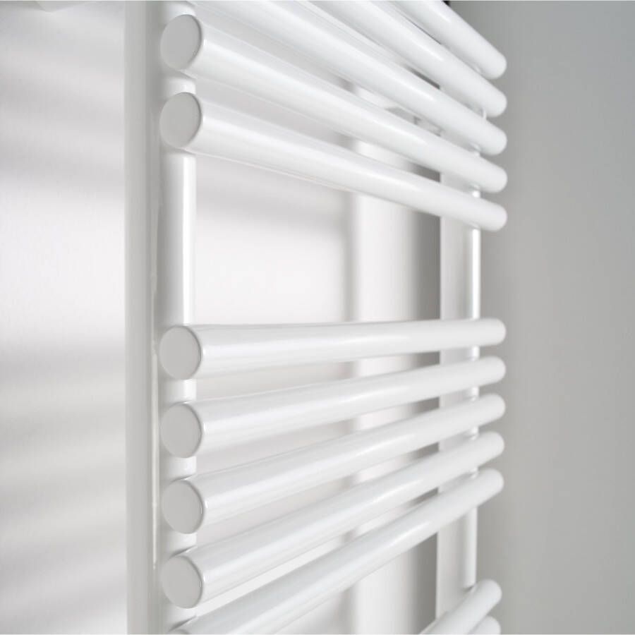 Instamat Badkamerradiator serie Bologna 152 x 60 cm incl. bevestigingsset wit