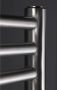 Instamat Badkamerradiator serie Inox Straight 121 x 50.5 cm incl. bevestigingsset geborsteld rvs look - Thumbnail 3