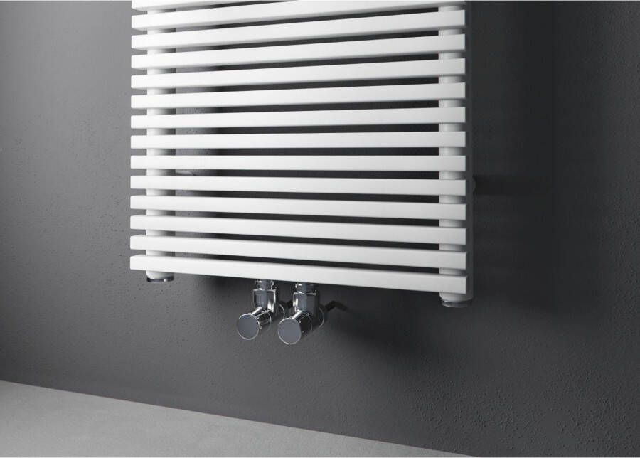 Instamat Badkamerradiator serie Quadro Bath 116 x 60 cm incl. bevestigingsset wit