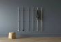 Instamat Elektrische handdoekradiator serie Arc 170 cm 34W geborsteld soft wit - Thumbnail 2