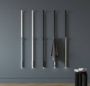 Instamat Elektrische handdoekradiator serie Arc 170 cm 34W geborsteld soft wit - Thumbnail 3