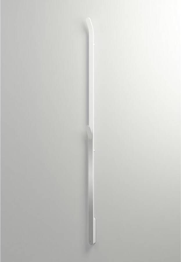 Instamat Elektrische handdoekradiator serie Arc 170 cm 34W geborsteld soft wit