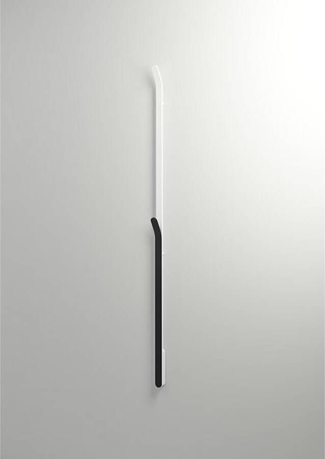 Instamat Elektrische handdoekradiator serie Arc 170 cm 34W soft wit soft zwart