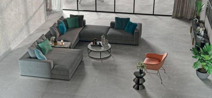 Armonie Ceramiche Advance Grey vloertegel beton look 30x60 cm grijs mat