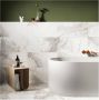 Edimax Astor Golden Age Vloer- en wandtegel | 60x60 cm | Gerectificeerd | Marmerlook | Mat Wit - Thumbnail 2