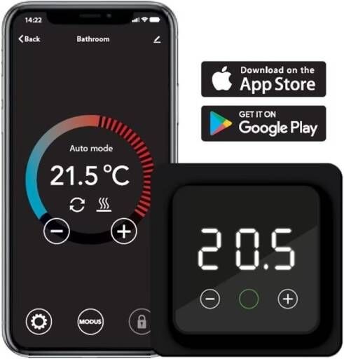 Magnum F32 | Zwart | Thermostaat | 5-40°C | 230V | CE | WiFi