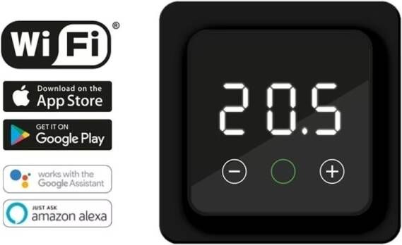 Magnum F32 | Zwart | Thermostaat | 5-40°C | 230V | CE | WiFi