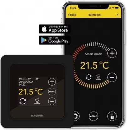 Magnum Remote | Zwart | Thermostaat | 5-40°C |230V | CE | WiFi