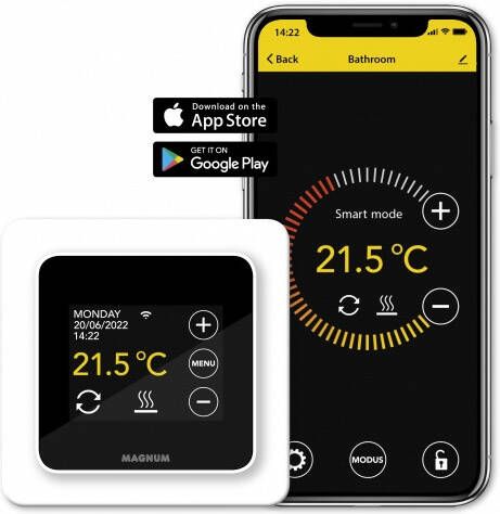 Magnum vloerverwarming 1.0 m2 50x200 cm 150 watt met WiFi thermostaat