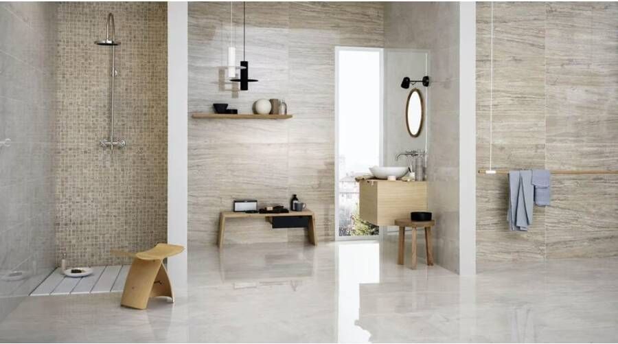 Marazzi italie Allmarble Vloertegel | 60x60 cm | Gerectificeerd | Mat Beige