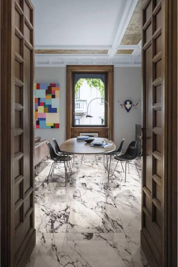 Marazzi italie Allmarble Vloertegel | 75x75 cm | Gerectificeerd | Marmerlook | Mat Grijs