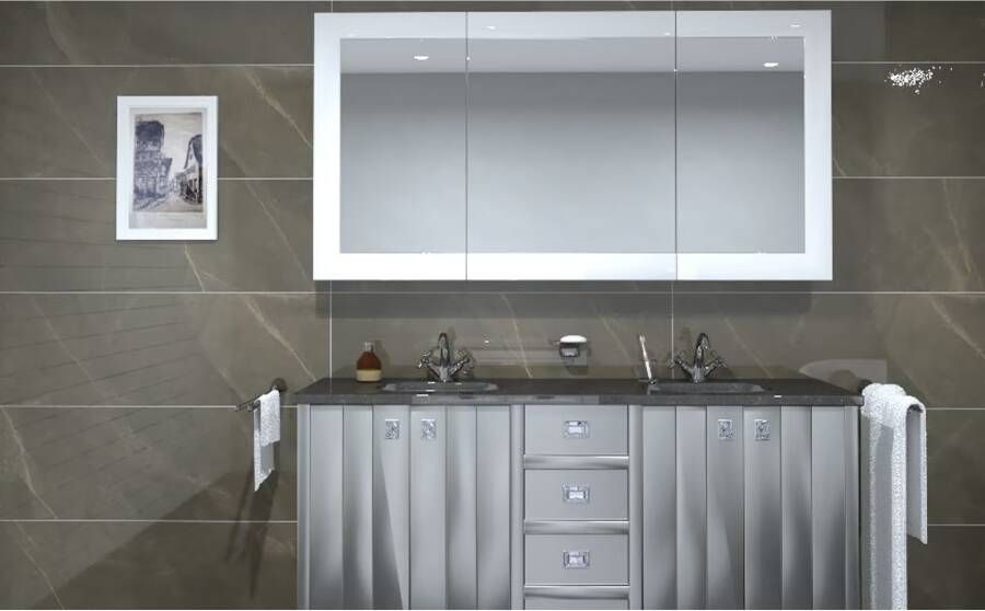 Marazzi italie Allmarble Wall Wandtegel | 40x120 cm | Gerectificeerd | Marmerlook | Glans Bruin