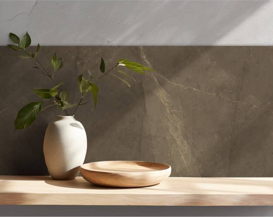 Marazzi italie Allmarble Wall Wandtegel | 40x120 cm | Gerectificeerd | Marmerlook | Mat Bruin