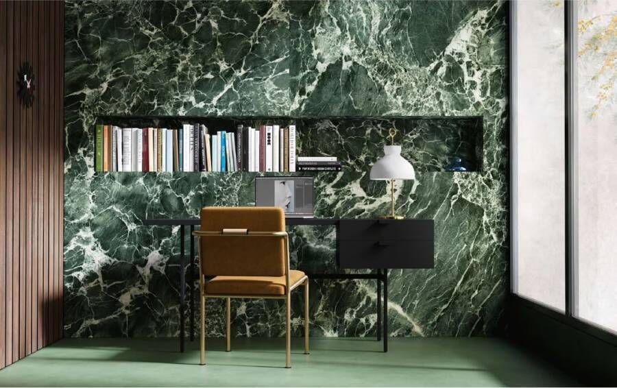 Marazzi italie Grandemarble Vloertegel | 120x278 cm | Gerectificeerd | Marmerlook | Glans Groen