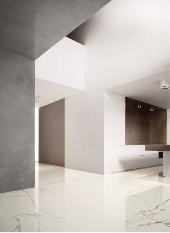 Marazzi italie Grandemarble Vloertegel | 120x278 cm | Gerectificeerd | Marmerlook | Glans Wit