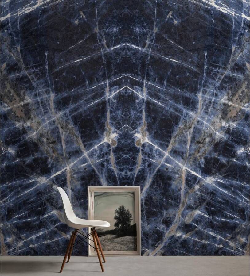 Marazzi italie Grandemarble Vloertegel | 160x320 cm | Gerectificeerd | Natuursteenlook | Glans Blauw