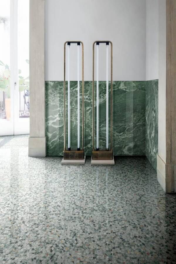 Marazzi italie Grandemarble Vloertegel | 160x320 cm | Gerectificeerd | Natuursteenlook | Glans Groen