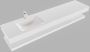 Mondiaz Alan badmeubel 200 cm solid suface planchet talc vrijhangend wastafel links 1 kraangat wit - Thumbnail 4