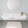 Mondiaz Alan badmeubel 200 cm solid suface planchet talc vrijhangend wastafel links zonder kraangat wit - Thumbnail 3