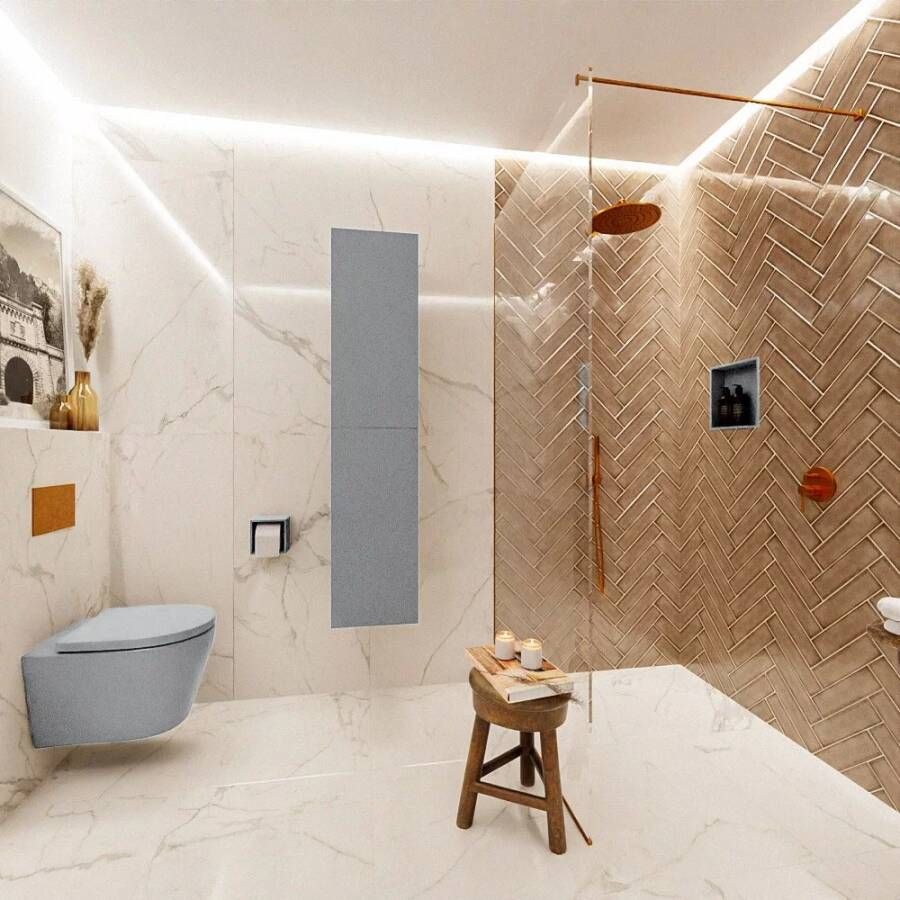 Mondiaz Beam 160cm kolomkast kleur Plata met 2 deuren