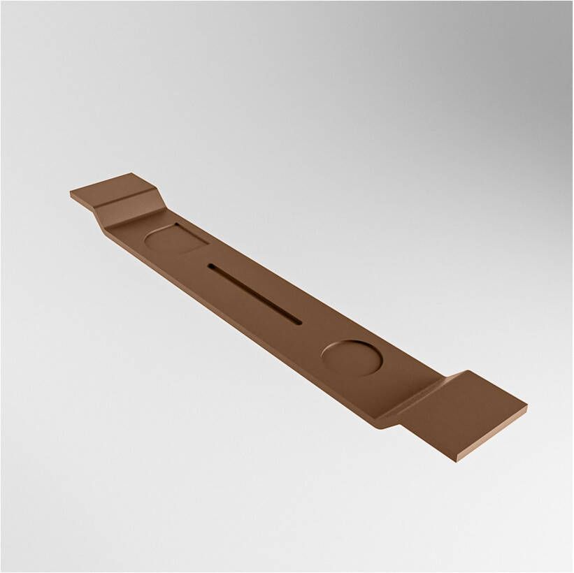 Mondiaz EASY badplank solid surface 86 cm kleur Rust