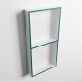 Mondiaz Wandnis Solid Surface Easy | In- en opbouw | 30x60x8 cm | 2 vakken | Smag Talc - Thumbnail 3