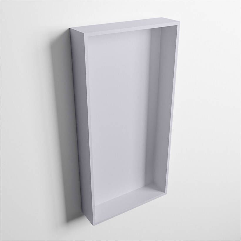 Mondiaz Wandnis Solid Surface Easy | In- en opbouw | 30x60x8 cm | 1 vak | Cale