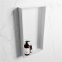 Mondiaz Wandnis Solid Surface Easy | In- en opbouw | 30x60x8 cm | 1 vak | Cale Talc - Thumbnail 2