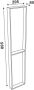 Mondiaz Wandnis Solid Surface Easy | In- en opbouw | 30x90x8 cm | 2 vakken | Linen - Thumbnail 4