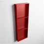 Mondiaz Wandnis Solid Surface Easy | In- en opbouw | 30x90x8 cm | 3 vakken | Fire - Thumbnail 3
