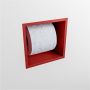 Mondiaz EASY Toiletrolhouder solid surface in- en opbouw 16x16 cm kleur Fire - Thumbnail 3