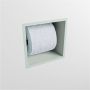 Mondiaz EASY Toiletrolhouder solid surface in- en opbouw 16x16 cm kleur Greey - Thumbnail 3