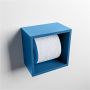 Mondiaz EASY Toiletrolhouder solid surface in- en opbouw 16x16 cm kleur Jeans - Thumbnail 2