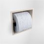 Mondiaz EASY Toiletrolhouder solid surface in- en opbouw 16x16 cm kleur Linen - Thumbnail 2