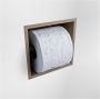 Mondiaz EASY Toiletrolhouder solid surface in- en opbouw 16x16 cm kleur Smoke - Thumbnail 2