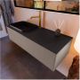 Mondiaz ERIN 120cm badmeubel onderkast kleur Smoke met 1 lade wastafel links 1 kraangat kleur urban - Thumbnail 3